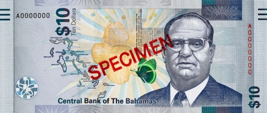 Bahamas New CRISP Evolution Banknote Of 10 Dollars MRI Guide MRI   6390bd7ed1122 